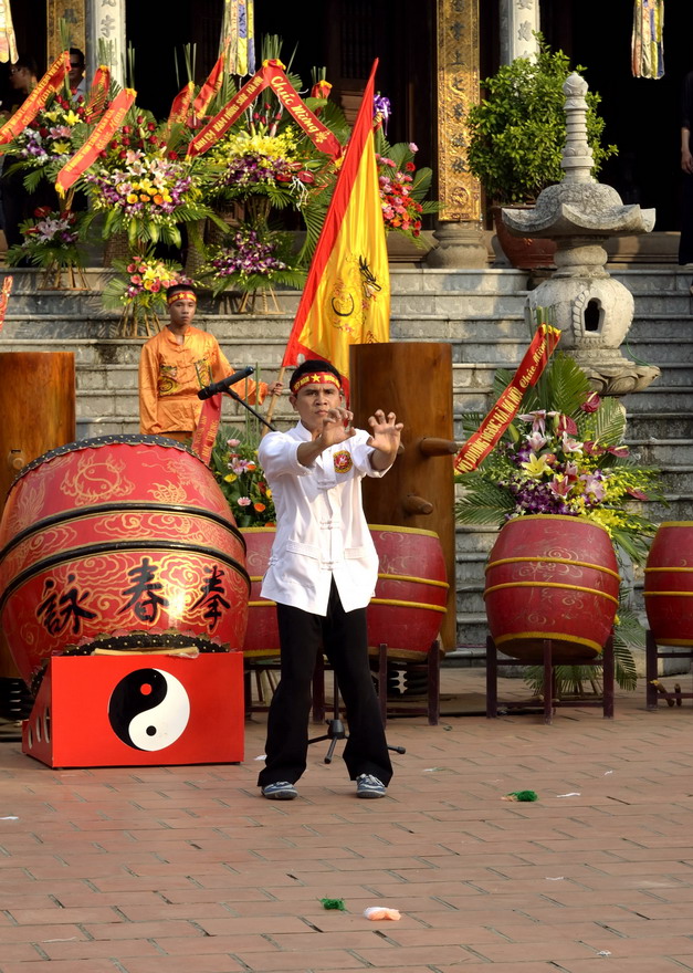 Môn Sinh Đoàn Xuân Vinh Với Bài Hổ Quyền Trong Buổi Lễ