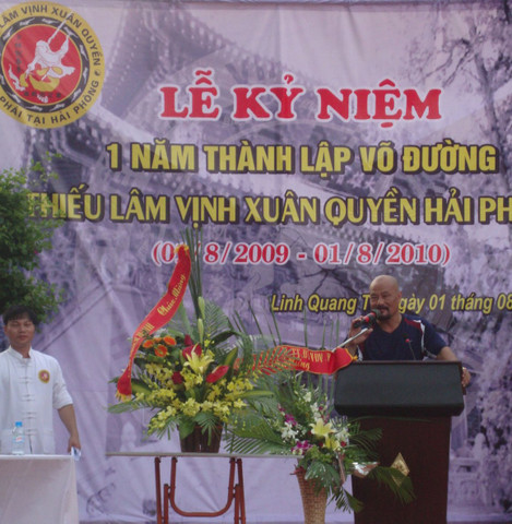 Võ sư Phi Lân - CTHĐCV - HVTHN - Tại lễ kỷ niệm...